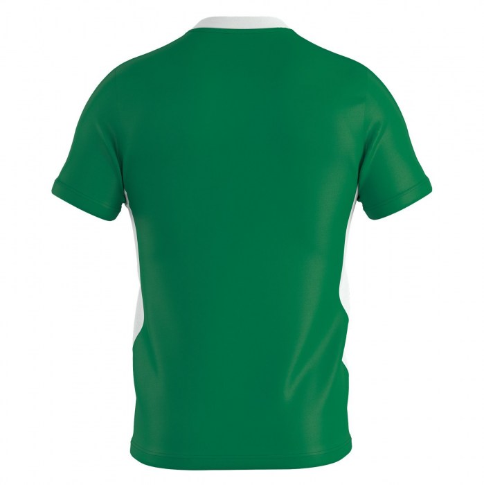 Errea Brian Short Sleeve Shirt Green-White
