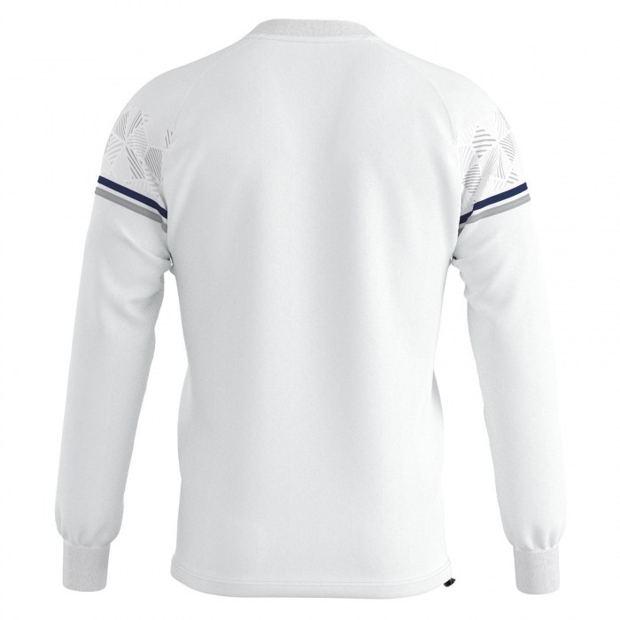 Errea Davis Warm Up Sweatshirt White-Navy-Grey