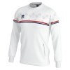 Errea Davis Warm Up Sweatshirt White-Red-Navy