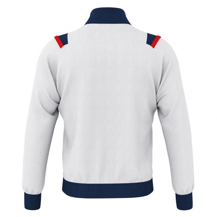 Errea Lou Tracksuit Jacket (M) White-Navy-Red