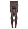 Womens Printed Tights Red Haze