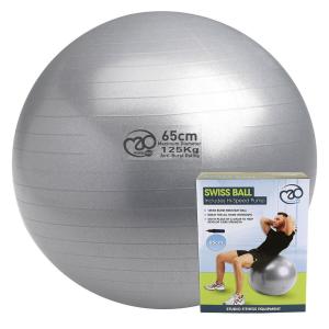 Fitness Mad Yoga-Mad 125kg Swiss Ball & Pump