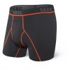 SAXX-Underwear Kinetic HD Boxer Brief Black-Vermillion