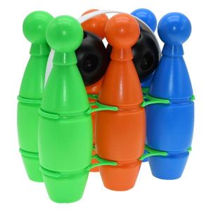 Multi-colour Plastic Bowling Set