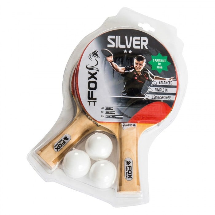 Fox TT Silver 2 Player Table Tennis Set