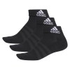 adidas Cushioned Ankle Socks 3 Pairs Black-Black-Black