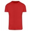 Recycled Sport Tee (M) Fire Red