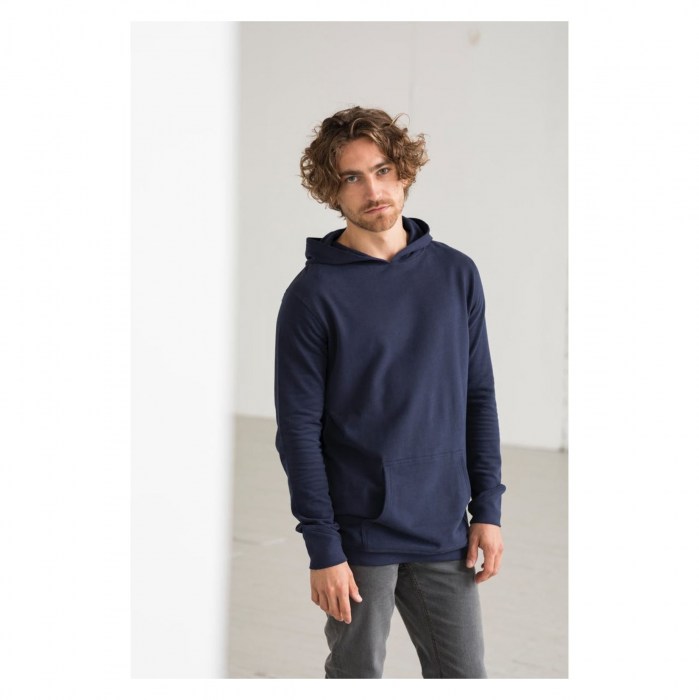 Organic Hoodie Navy