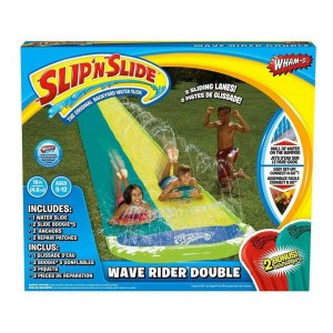 Wham-o 16ft Slip N Slide Double Wave Rider Water Slide