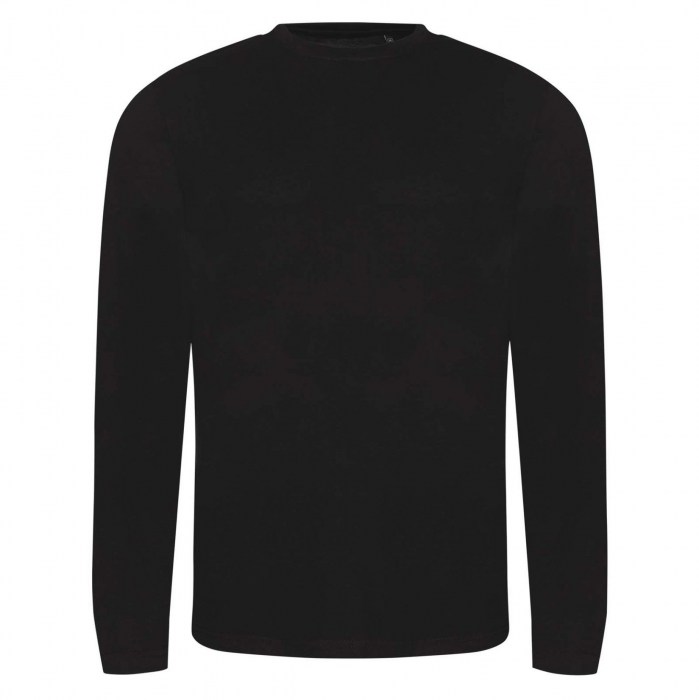 Tri-Blend Long Sleeve Tee Solid Black