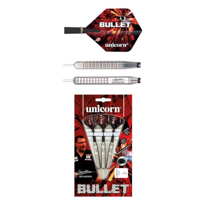 Unicorn Gary Anderson Bullet Stainless Steel Darts