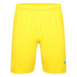 Puma Liga Core Shorts Cyber Yellow-Blue