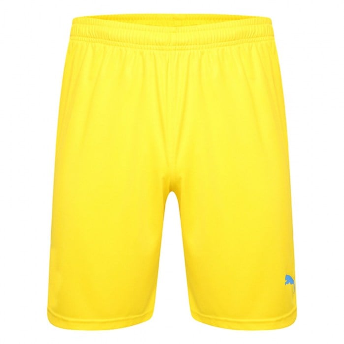 Puma Liga Core Shorts Cyber Yellow-Blue
