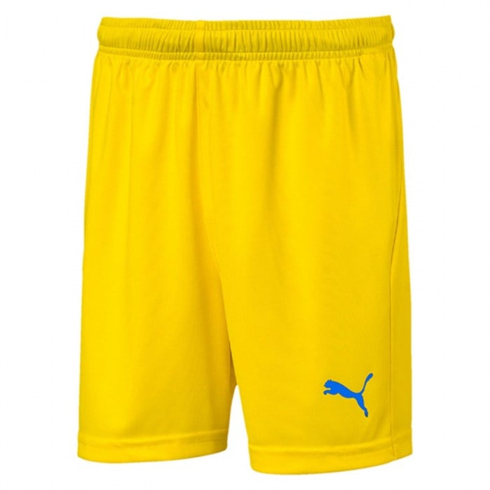 Puma Liga Core Shorts Cyber Yellow-Blue