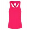  Womens Yoga Knotted Tank Top Hot Pink