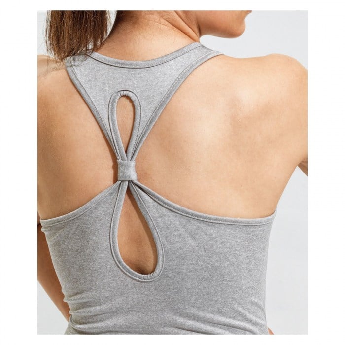  Womens Yoga Knotted Tank Top