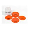 Samba Large Round Rubber Flat Marker (Set of 20) Orange