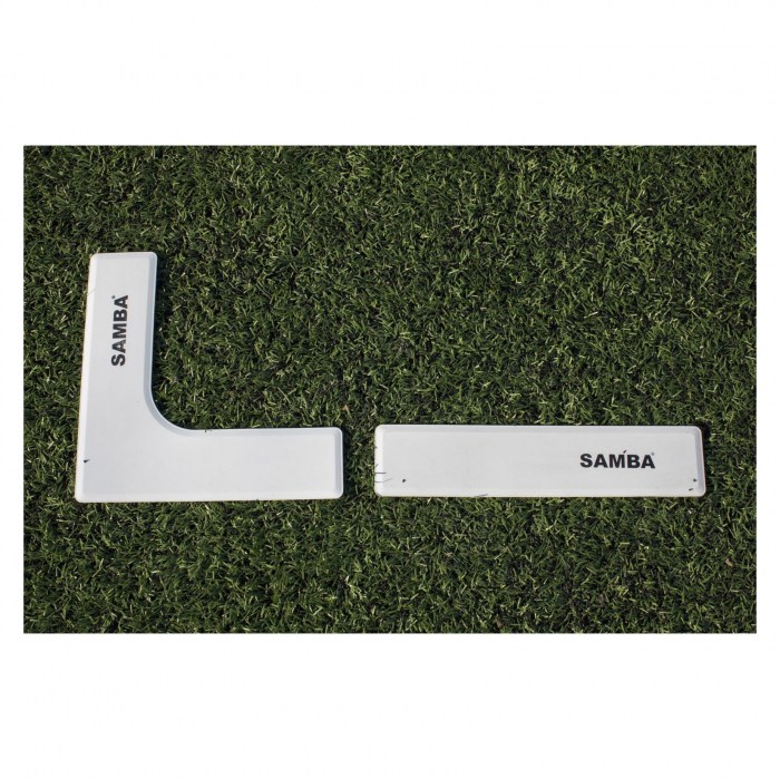 Samba 4 L Shaped Markers & 12 White Rectangular Markers