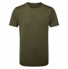 Performance T-Shirt Olive-Black Melange