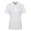Womens Women's Performance Panelled Polo White