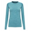 Womens Women's Seamless Sculpt Long Sleeve Top Turquoise