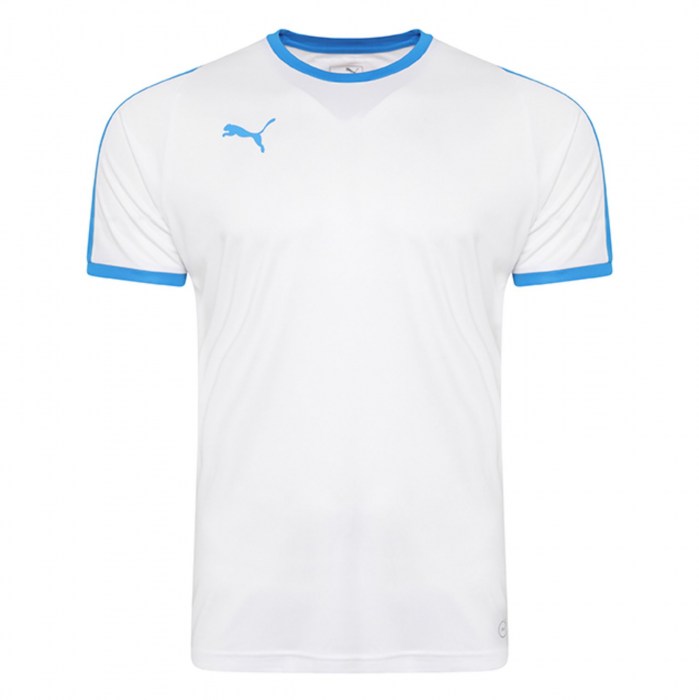 Puma Liga Short Sleeve Jersey White-Blue