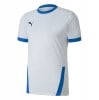 Puma Goal Short Sleeve Jersey White-Electric Blue