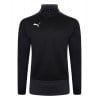 Puma Goal Training 1/4 Zip Midlayer Black-Asphalt