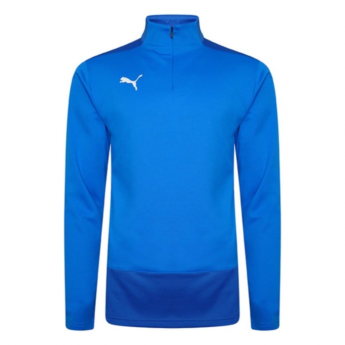 Puma Goal Training 1/4 Zip Midlayer Electric Blue-Team Power Blue