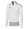 Puma Goal Training 1/4 Zip Midlayer White-Grey Violet