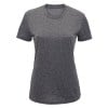 Womens Women's Performance T-Shirt Black Melange