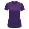 Womens Women's Performance T-Shirt Purple Melange