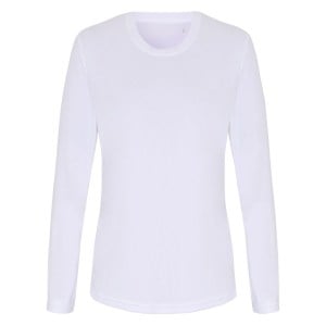 Women's Long Sleeve Performance T-Shirt White