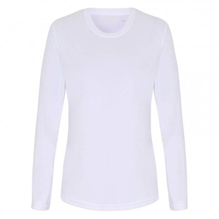 Women's Long Sleeve Performance T-Shirt White