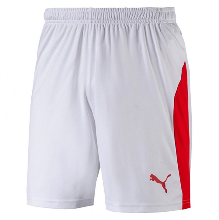 Puma Liga Shorts White-Red