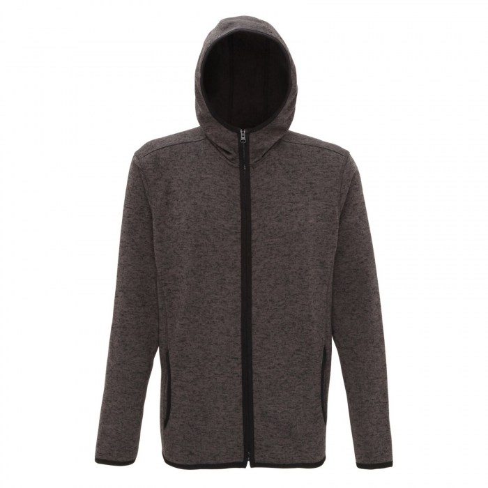 Melange Knit Fleece Jacket