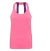 Double Strap Back Vest (W) Lightning Pink Melange