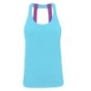 Double Strap Back Vest (W) Turquoise Melange