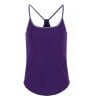 Yoga Workout Vest (W) Bright Purple-Purple Melange