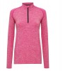 Seamless Performance 1/4 Zip Top (W) Pink
