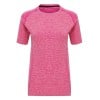 Seamless Performance Short Sleeved Top (W) Pink