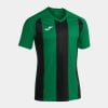 Joma PISA II SHORT SLEEVE SHIRT Green Medium-Black