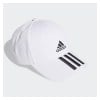 adidas Baseball 3-Stripes Twill Cap White-Black-Black