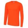 Cool Performance Tee Long Sleeve Electric Orange