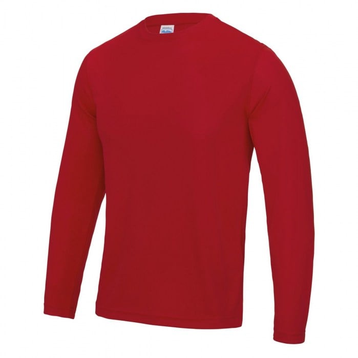 Cool Performance Tee Long Sleeve Fire Red
