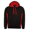 Club Hoodie Black-Red