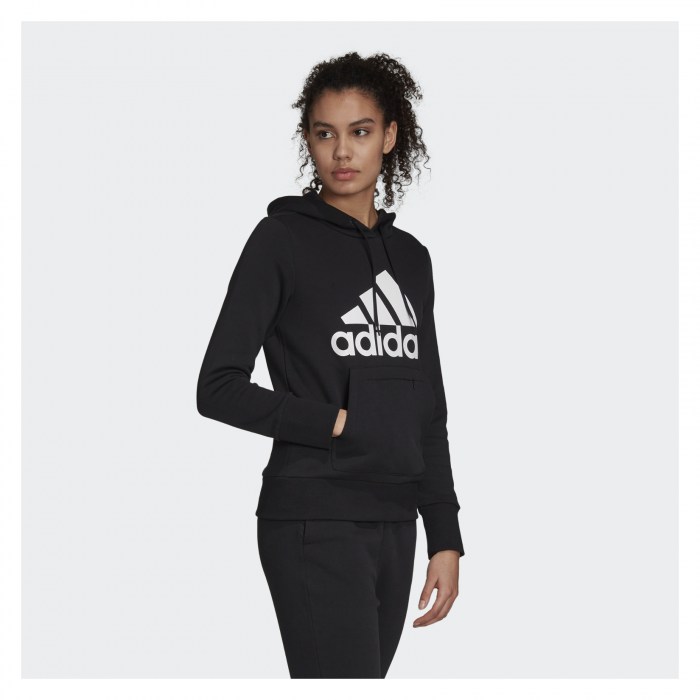 Adidas-LP Womens Badge of Sport Pullover Fleece Hoodie