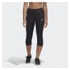 Adidas Womens Own the Run 3/4 Running Tights Black - Cambridge Sportsworld