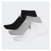 adidas Cushioned Low-Cut Socks 3 Pairs Medium Grey Heather-White-Black