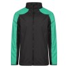 Premium Track Jacket Black-Emerald